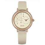 Sparkling Drops Watch with Ivory Strap